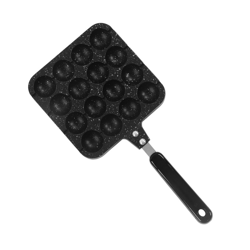 16 Holes Octopus Meatballs Pan Aluminum Alloy Takoyaki Baking Mold