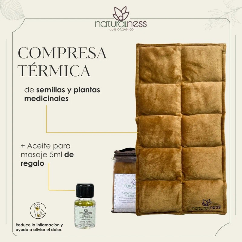Compresa De Semillas Y Plantas Medicinales Tensión Muscular