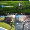 CREPOW Solar Spot Lights Outdoor, 4-in-1 Solar Landscape Spotlight Waterproof