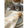 Flora Butter Cream Fabric Napkin with Forget-Me-Not Width 40 L