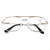V.W.E. Bifocal Metal Aviator Reading Glasses - Big Lens Spring