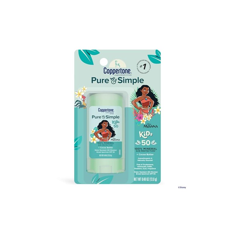 Coppertone KIDS Sunscreen Stick SPF 50 (0.5 Ounce) (Packaging may