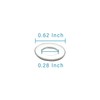 IMScrews 1/4 Inch SAE Flat Washers - Pack of 100