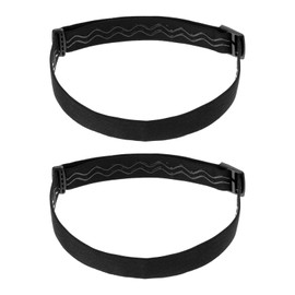 GEEHUA Pack of 2 Elastic Headlamp Band, Adjustable Replacement Holder for Headlamp Band, Removable Streamlight Helmet Band, Headband Holder, Replacement for Most Headlamp Accessories