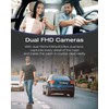 Dual Dash Cam FHD 1080P Front Inside Cabin Car Camera