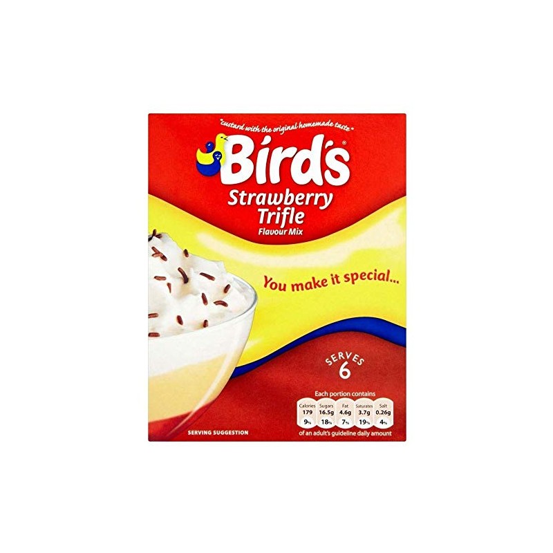 Bird's Strawberry Trifle, 5.10-Ounce (Pack of 4)