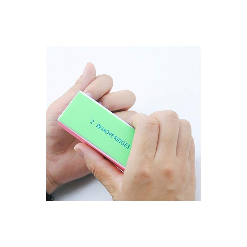Juego de 5 limas de uñas para esmalte de uñas,