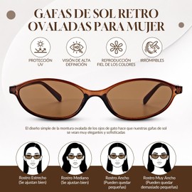 AUTOWT Paquete de 5 Gafas de Sol Retro Estilo Ojo Gato, Gafas Sol Modernas Estilo Clásico Ojo Gato Estilo Mixto Los Años 70 y 80, Vintage Coloridas para Mujeres y Niñas Ideales para Fiestas Verano