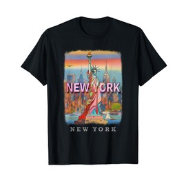 New York New York NY Statue of Liberty Icon SD313 T-Shirt