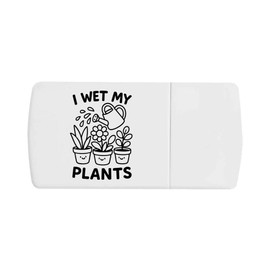 'I Wet My Plants' Pill Box with Tablet Splitter (PI00035234)