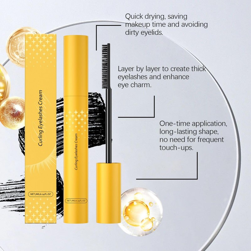 Mascara Volume and Length,15g Volumizing Lengthening Curling Mascara | Curling