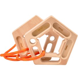 CMOOD Hangboard, Hangboard Rock Climbing for Climbing, Home Training, Finger Strengthener, Pull-up Grip Arm Training Portable Finger Board Rock Climbing Holds Indoor and Outdoor