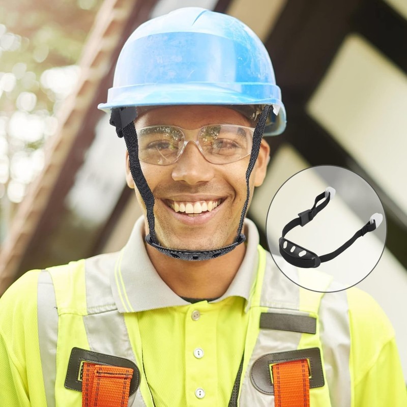 4PCS Universal Industrial Hard Hat Chin Strap with Elastic Strap