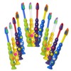 32 Childrens Toothbrushes ~ Bulk Packs Kids Manual Brushes (Sucker