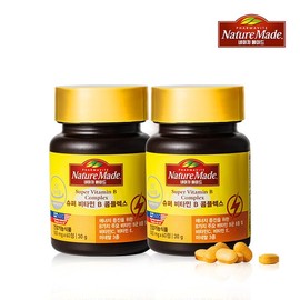 Naturemade Super B Complex (60 tablets/1-month supply) 2 packs / 네이처메이드 슈퍼 B 콤플렉스 (60정/1개월분) 2팩