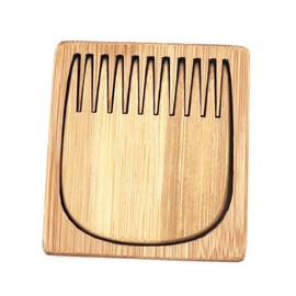 Beavorty 1pc Beard Comb Rounded Tips for Gentle Grooming Static Pocket Hair Brush for Men Face Care and Beard Styling for Travel and Daily Use