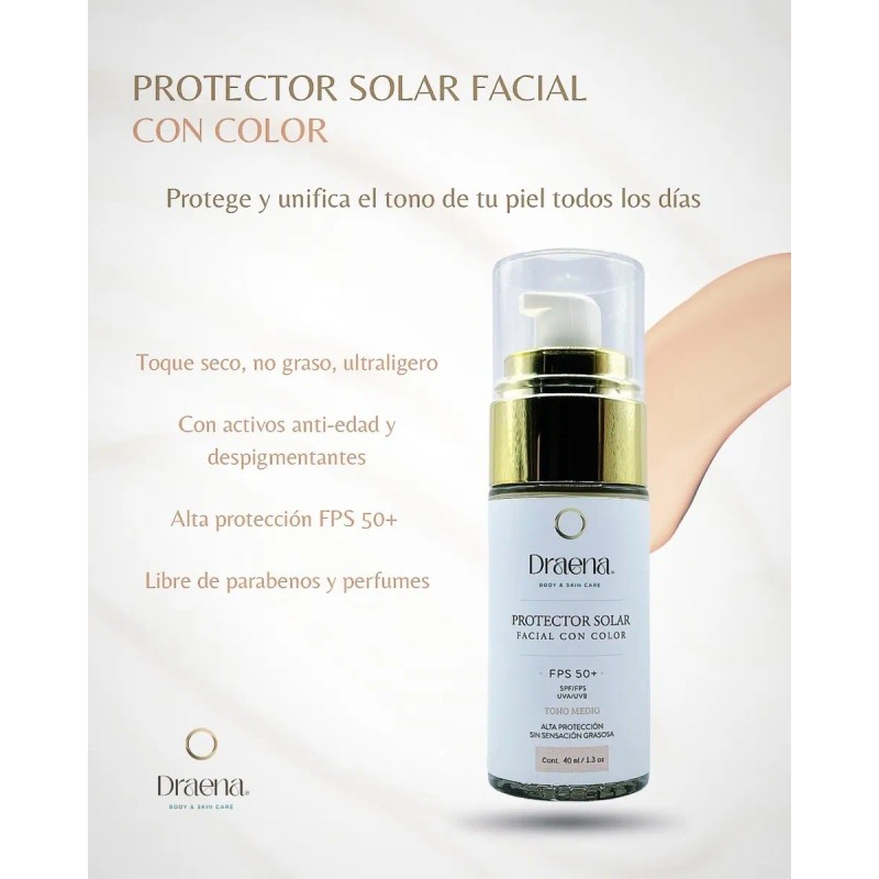 Protector Solar Facial Mineral Color Fps