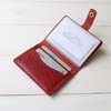 PORCO ROSSO Card Case Slim Genuine Leather Card Holder Leather