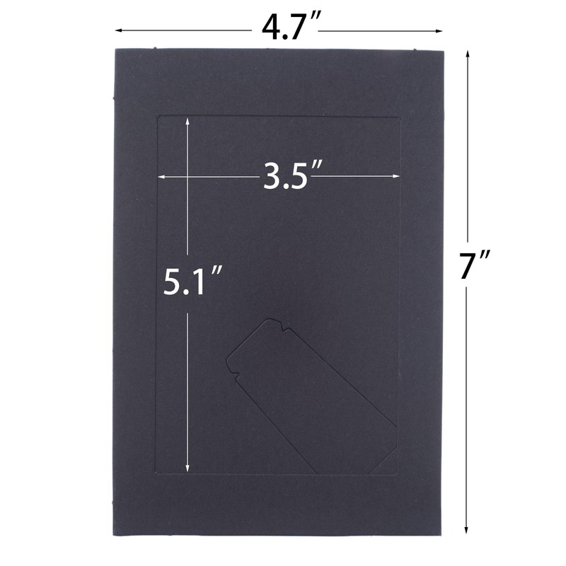 Meonua Paper Picture Frames for 4 x 6 Inch Inserts,Cardboard