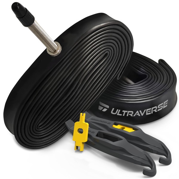 Ultraverse Bike Inner Tube for 700x23-25c, 28 inch Bicycle Wheel