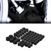 Motorcycle Bolt Covers Head Bolt Toppers Caps Black Kit for
