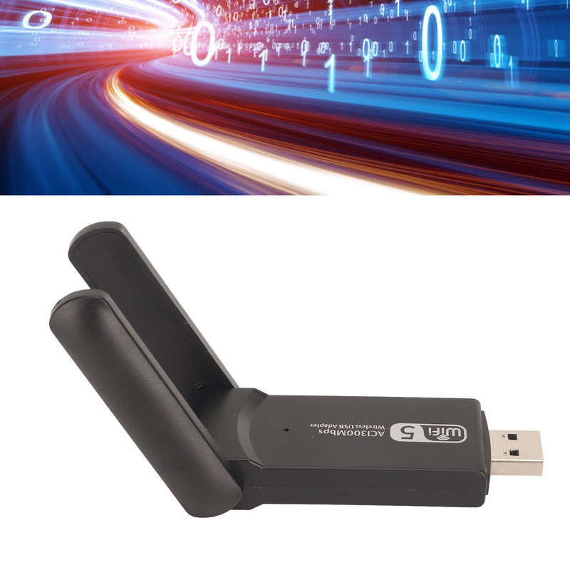 1300M USB WiFi Adapter 2.4G 5.8G USB3.0 Interface Plug and