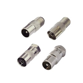 RedYutou F Type to TV Type Series （F Type Female/Male） to （TV Type Pal Male/Female） Coaxial Adapter Connectors (Pack of 8)