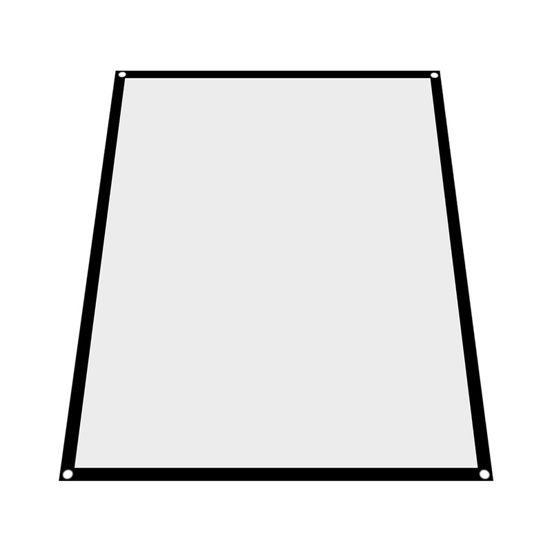 Projector Screen Movie Screen Home Theater 4:3 72" Portable Wall