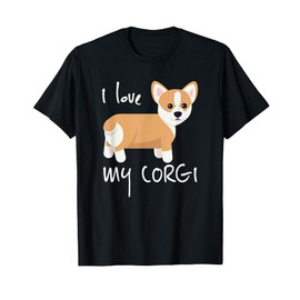 I Love My Corgi T-Shirt Dog Corgis Lovers Tee T-Shirt