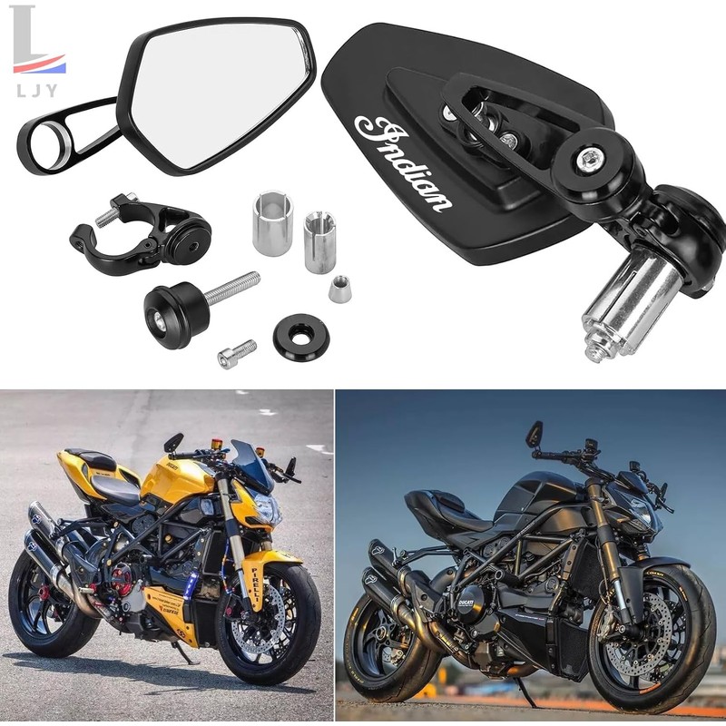 For FTR 1200 S FTR1200 Universal Motorcycle Mirrors Rearview 2pcs