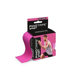 Pinotape Sport Kinesiology Tape 5 cm x 5 m Pink Pack of 5