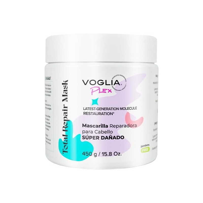 VOGLIA Kit Reparador Plex 2 piezas tratamiento para cabello Súper