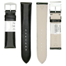 ROCHET WATCH BANDS No. 301 Fine Calf Grain Leather - Quick Release SHORT Leather Watch Bands, SHORT Length for Men Women Fashion Watches (16MM, BLACK)