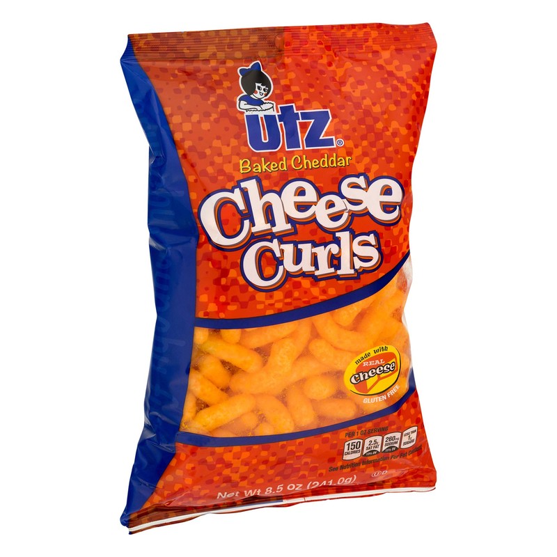 UTZ Baked Cheese Curls, 8.5 Oz Pack of 5