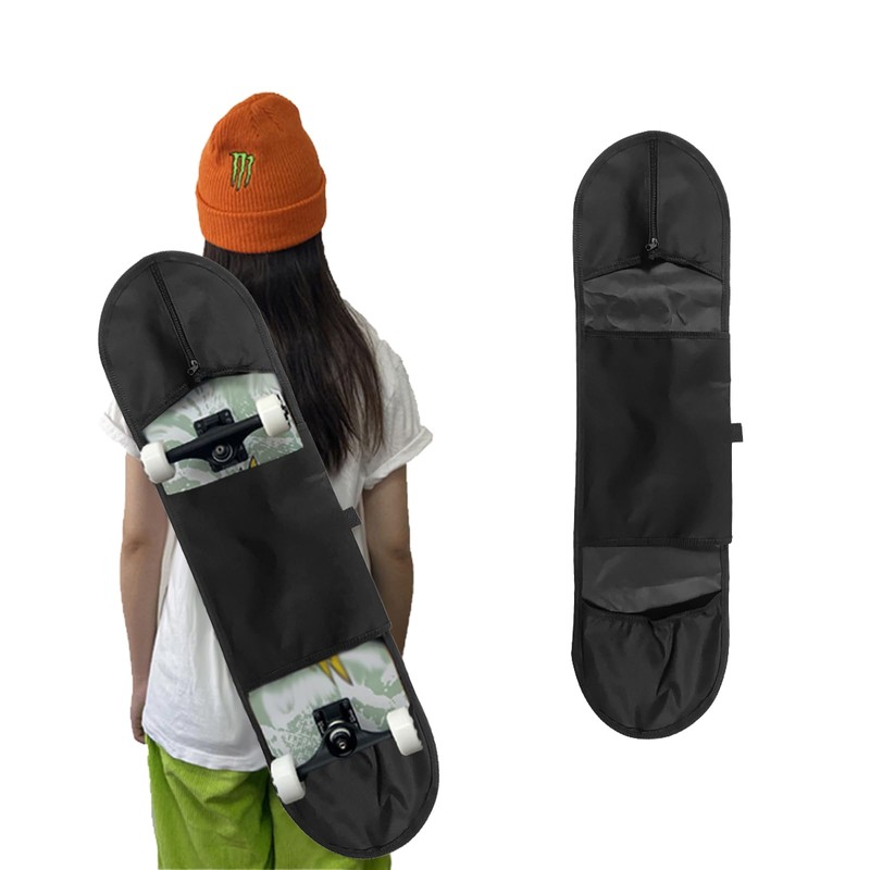 Floatdream 2 pieces skateboard bag, waterproof, skateboard bag, longboard bag,