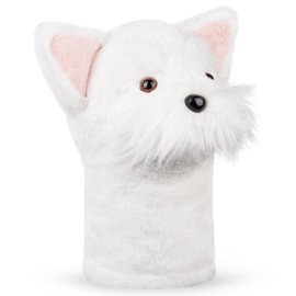 mytag West Highland White Terrier Dog Driver Headcover Funny Golf Club Head Covers, Animal Plush Golf Headcover