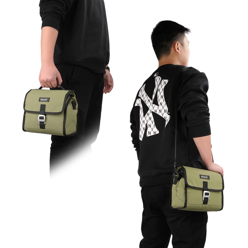Rhinowalk Front Bag, Brompton Bicycle Bag, Thermal and Cold Retention