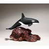 ORCA KILLER WHALE Sculpture by JOHN PERRY Large version 10in