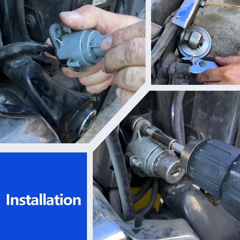 Generic Ignition Key Switch and 2 Keys Compatible with Honda