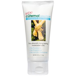 Cutemol Cutemol Emollient Moisturizer for Sensitive Skin - Serious Moisturizing Cream for Damaged Skin Recovery - Fragrance Free Hydration for Cracked Hands & Feet, Eczema, Psoriasis & Dry Skin (2.75 oz)