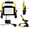Hopelit Construction Spotlight, LED Construction Spotlight, 50 W, Cool White,