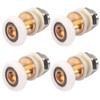Atoplee 4pcs 23mm Wheel Diameter Shower Sliding Door Roller Runner