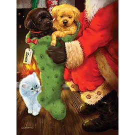 SUNSOUT INC - from Santa - 500 pc Jigsaw Puzzle by Artist: Giordano Studios - Finished Size 18" x 24" Christmas - MPN# 37114
