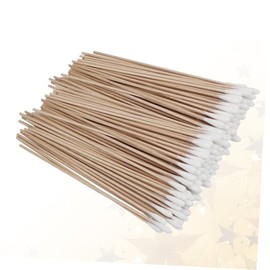 Baluue PET Cleaning Cotton Swabs 600-Piece Set Single Head Wooden Stick Applicator for PET Grooming for Cleaning Ears and Sensitive Areas