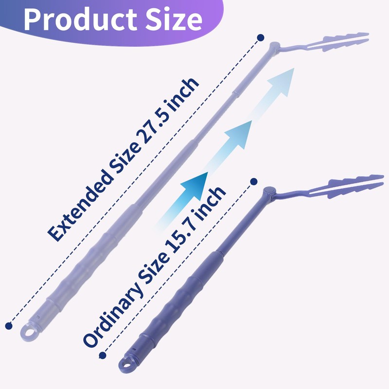 KEUYE Replacement Handles Compatible with Swiffer Duster Refill, Extended Handle,