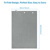 [3 Pack]Microfiber Golf Towels (40x40cm) with Carabiner Clip & Hook,