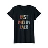Women's Best Melin Ever Retro Vintage First Name Gift T-Shirt