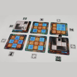 CardLords Floating Floors - A 3D Tactical Game of Balance & Cunning, Balance Your Ninjas with Jutsu, Moving & Collecting Board Game, 2-4 Players, 20-40 Minute Playing Time, Ages 12+
