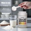 VYHTHY Micronized Creatine Monohydrate Powder, Unflavored, 100 Servings, 500 Grams