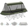 Pop-Up Mosquito Tent for Camping, 1 Person Bug Net Cot